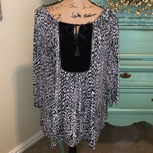 ⭐️Rafaela Cheetah print Boho Top